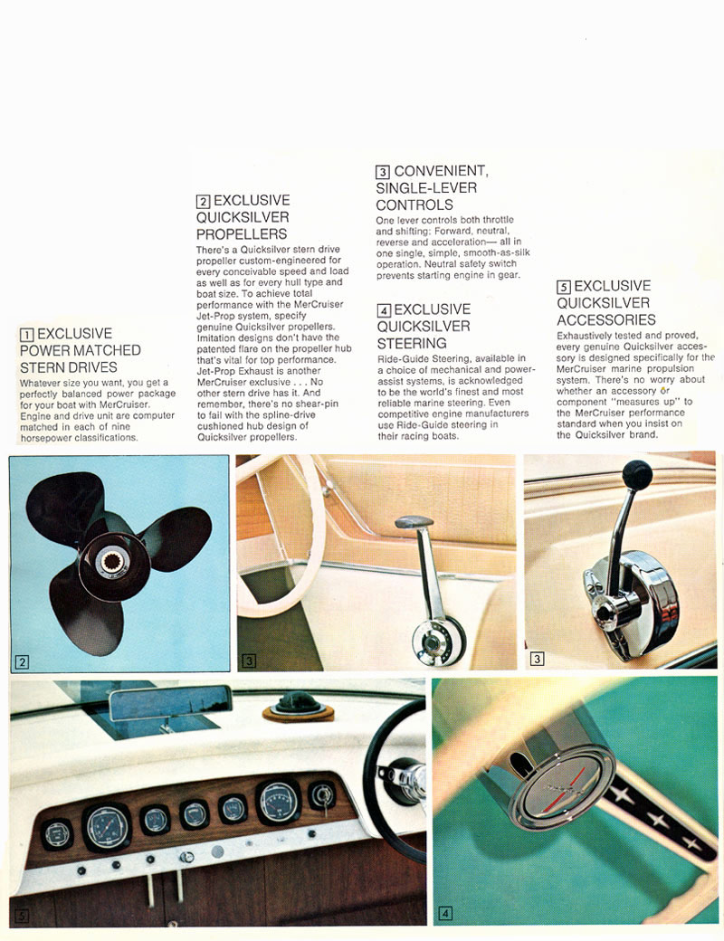 1970 Mercruiser Brochure Page 5