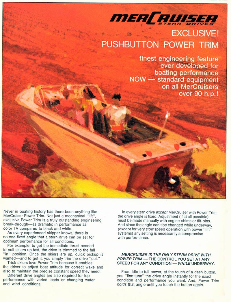 1970 Mercruiser Brochure Page 6