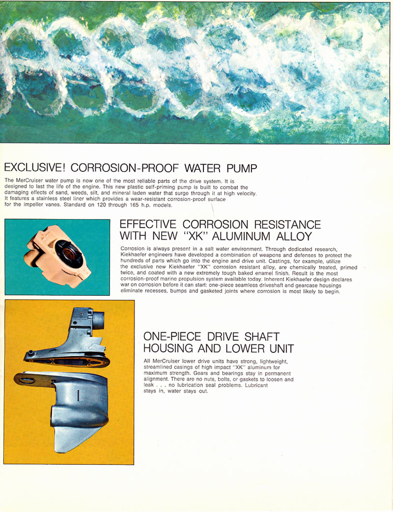 1970 Mercruiser Brochure Page 9