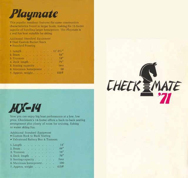 1971 Checkmate Brochure Page 5