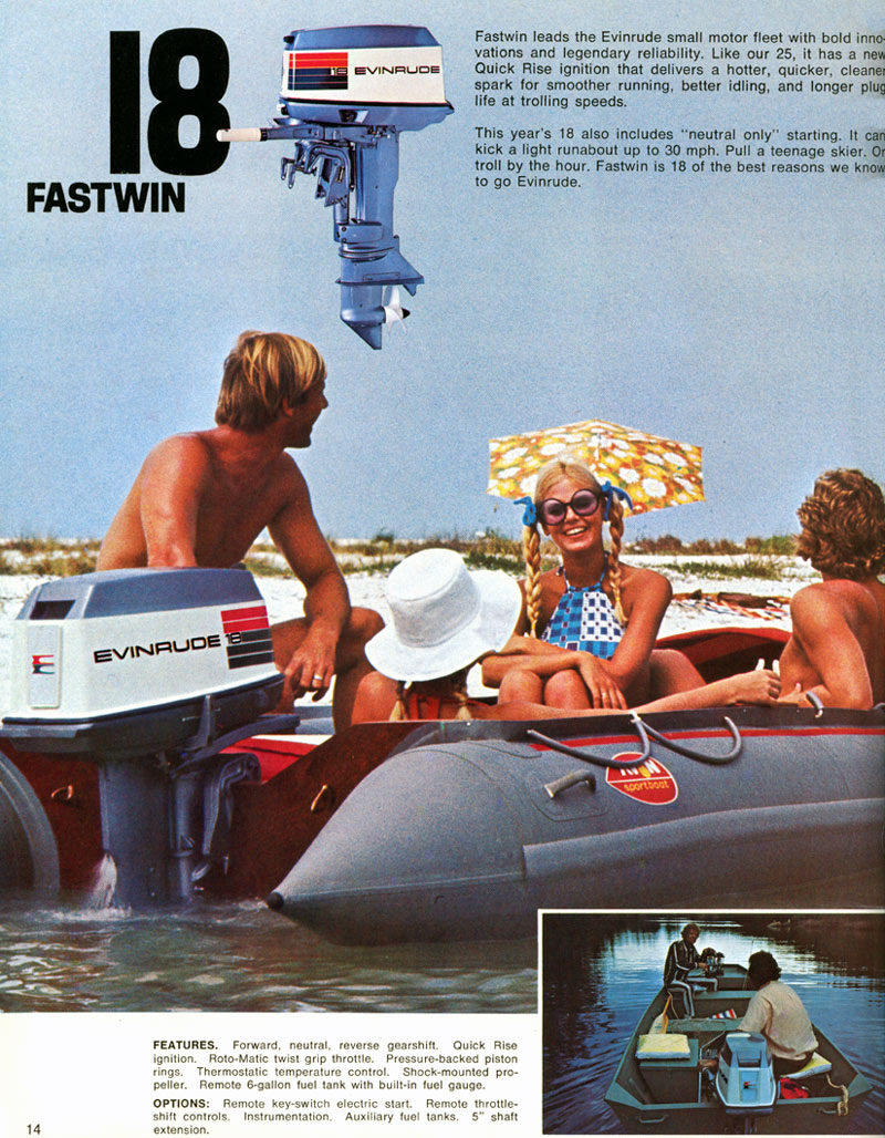 1973 Evinrude Brochure Page 14