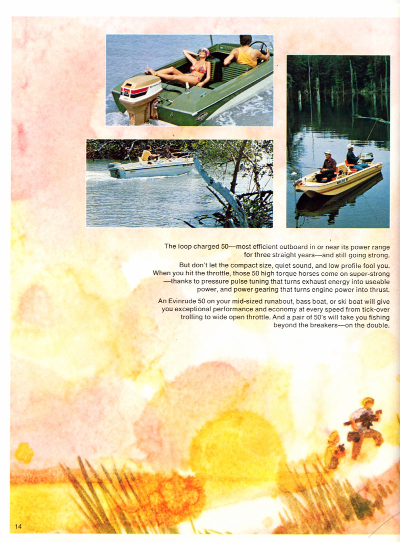 1974 Evinrude Brochure Page 14