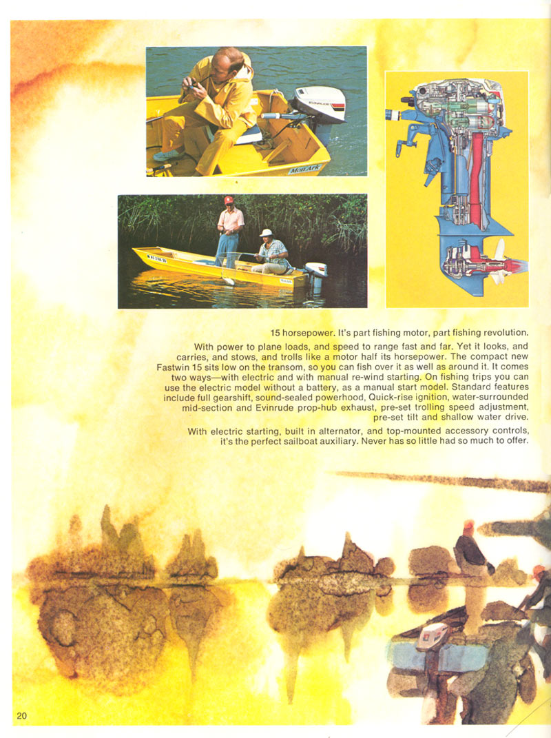 1974 Evinrude Brochure Page 20