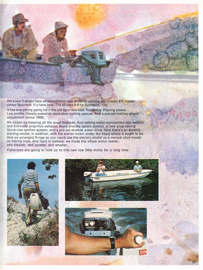 1974 Evinrude Brochure Page 23