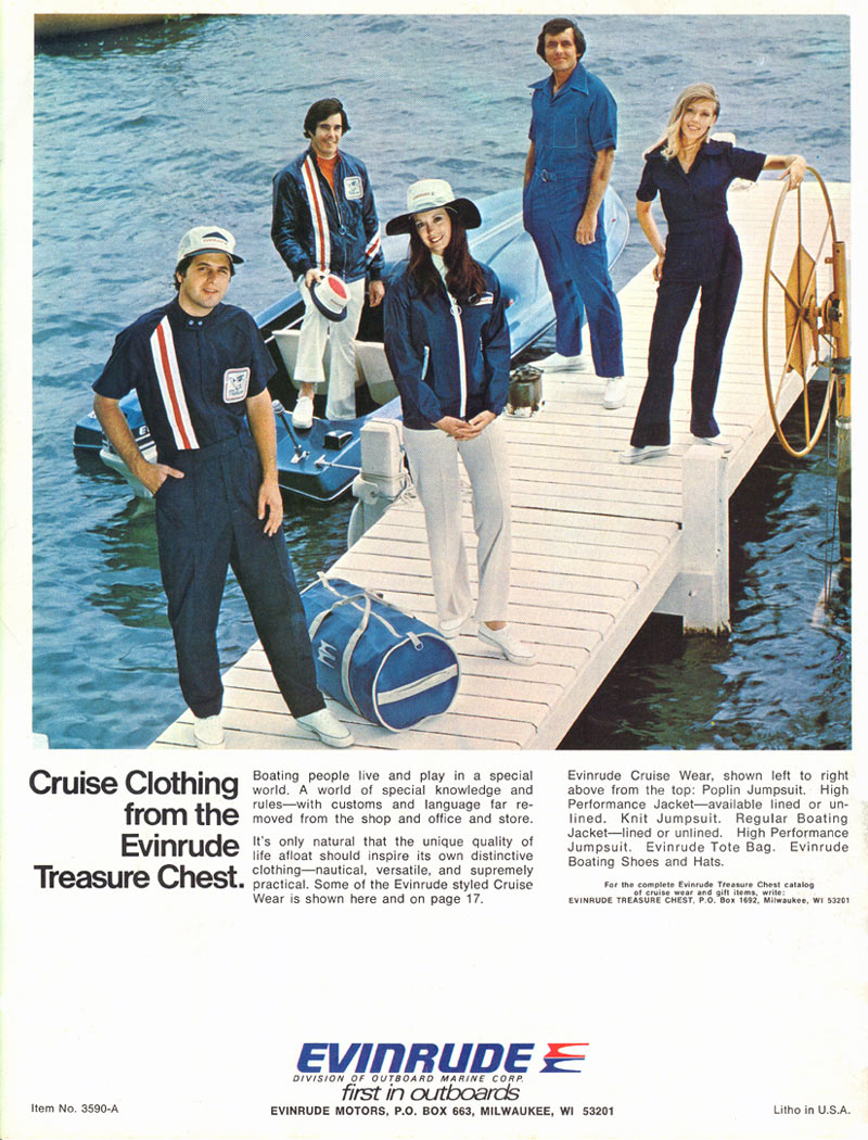 1974 Evinrude Brochure Page 32-Back Cover