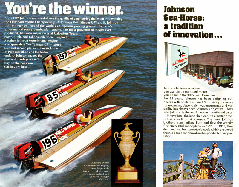 1975 Johnson Brochure Page 2