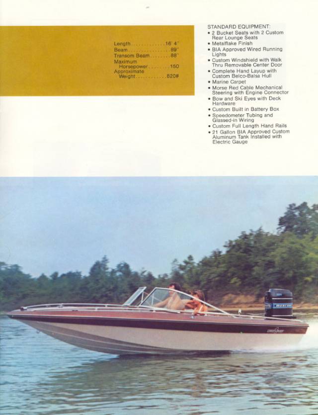 1976 Checkmate Brochure Page 11