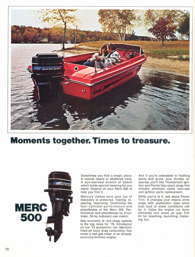 1976 Mercury Brochure Page 10