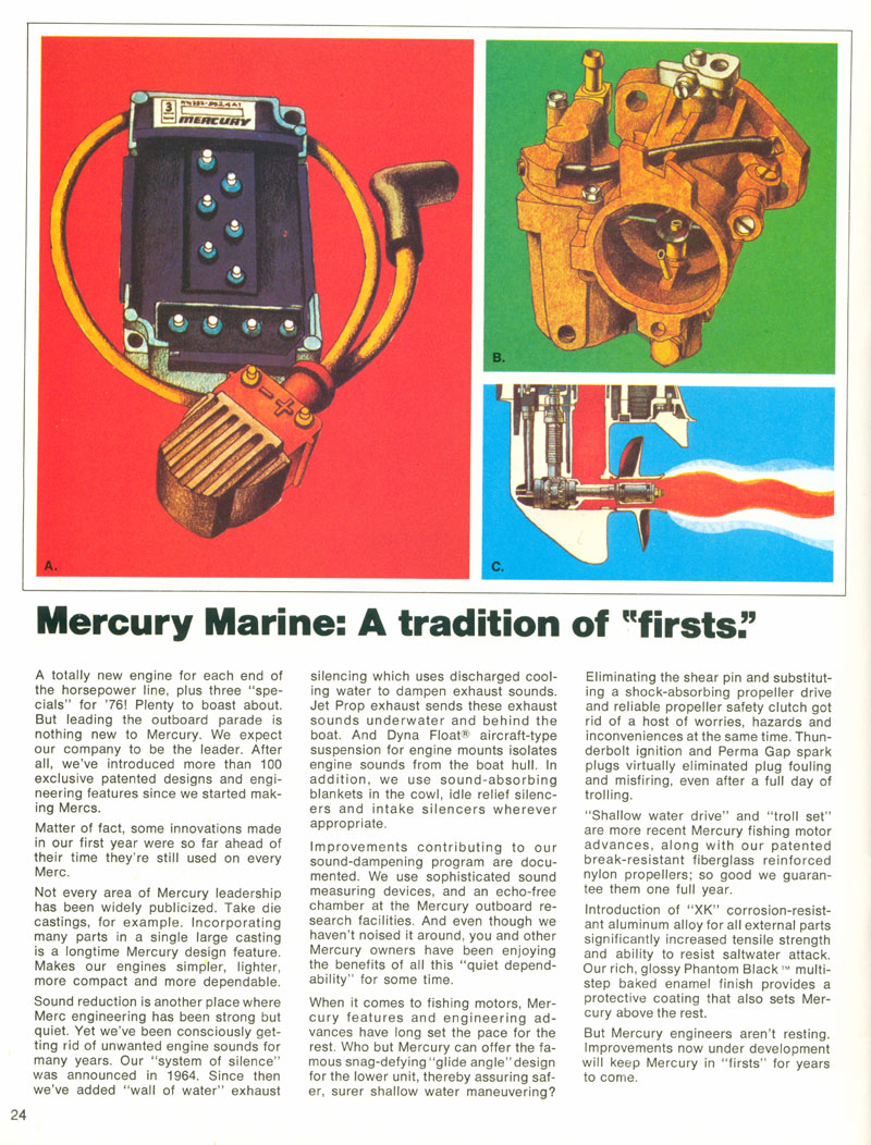 1976 Mercury Brochure Page 24