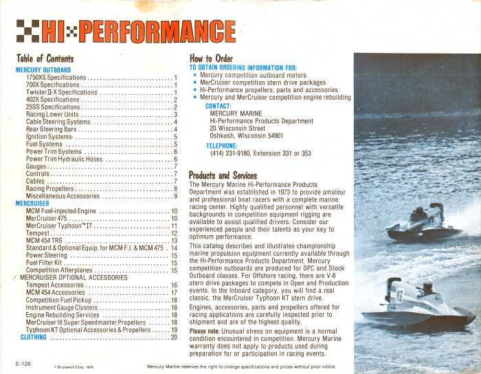1976 Mercury Racing Page 2