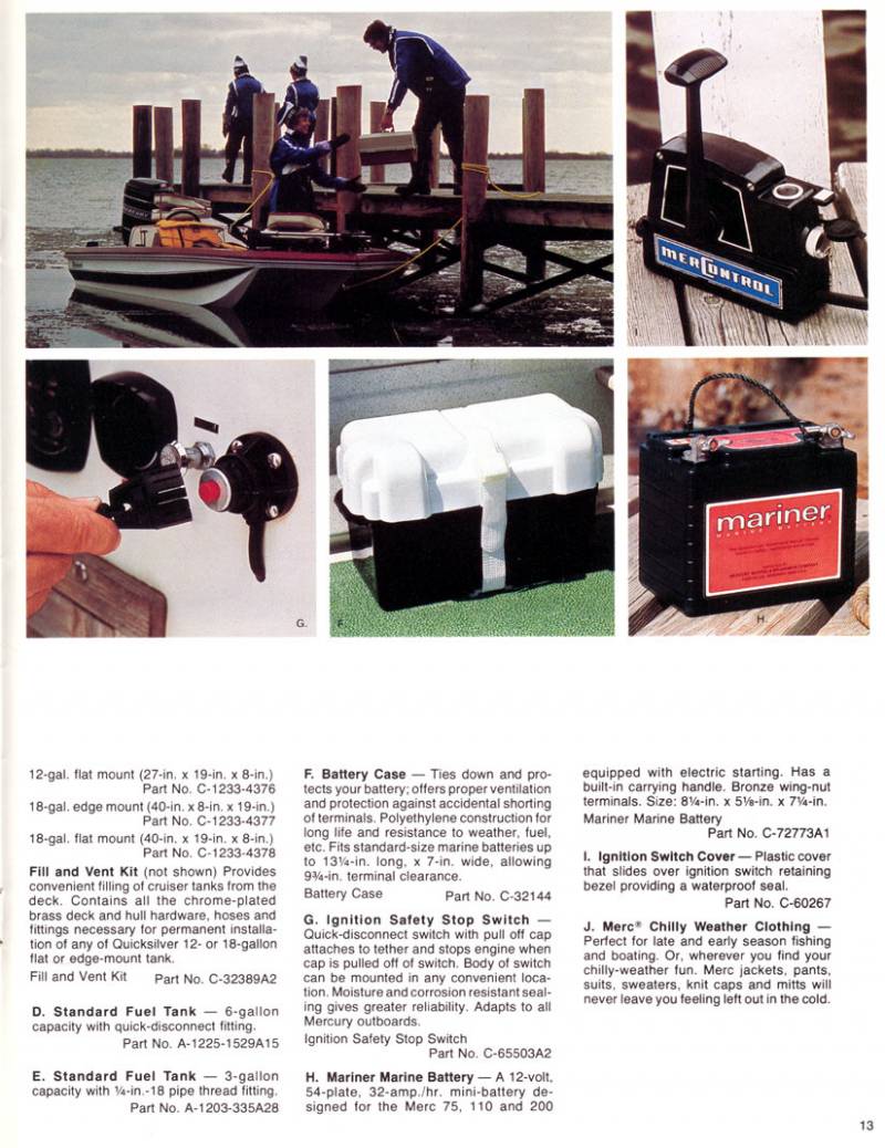 1977 Mercury Brochure Page 13