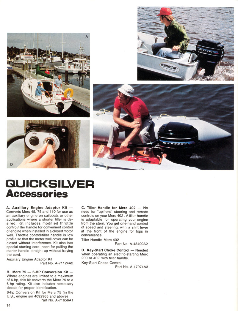 1977 Mercury Brochure Page 14