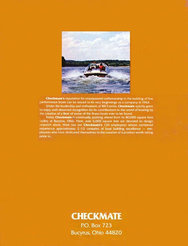 1978 Checkmate Brochure Page 28