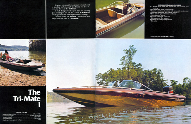 1978 Checkmate Brochure Page 6 & 7