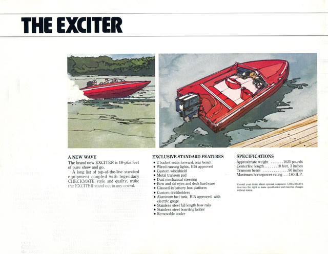 1979 Checkmate Brochure Page 10