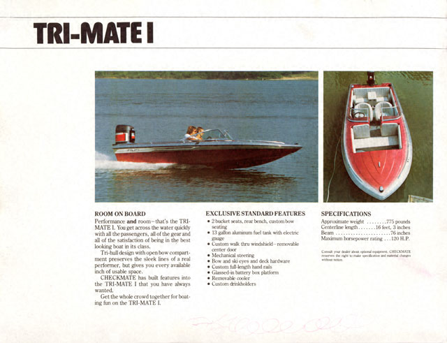 1979 Checkmate Brochure Page 4