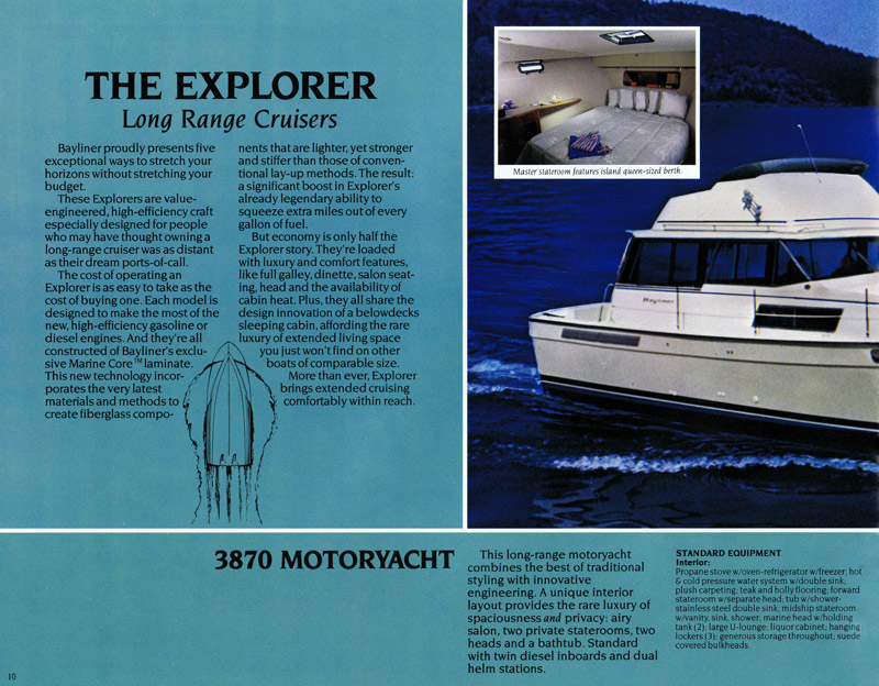 1982 Bayliner Brochure Page 10