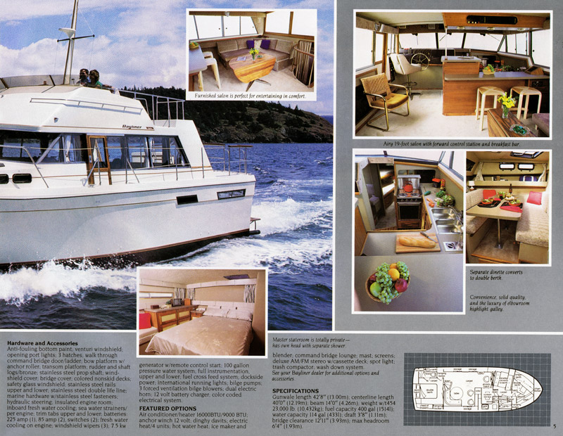 1982 Bayliner Brochure Page 5