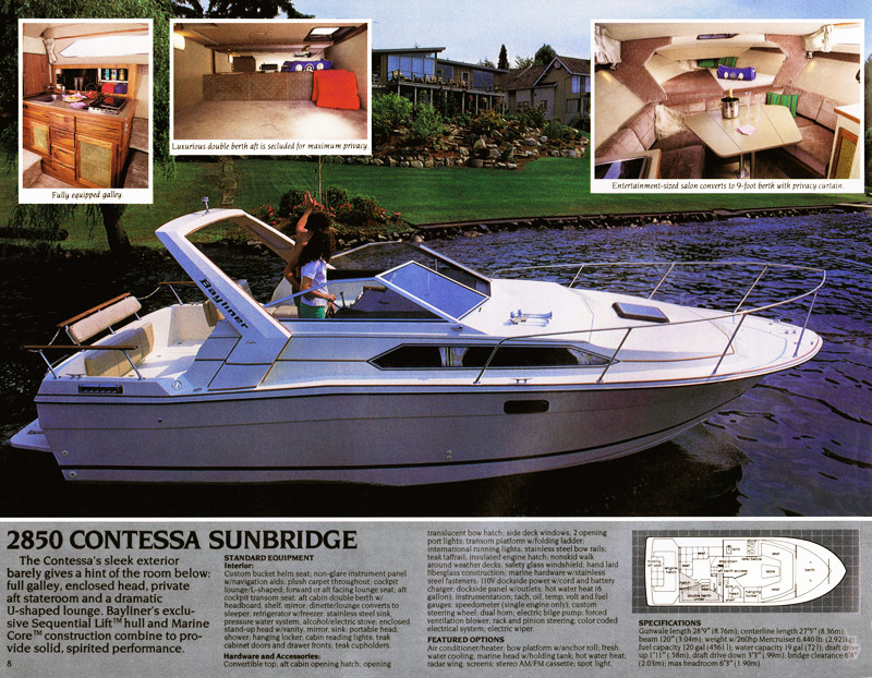 1982 Bayliner Brochure Page 8