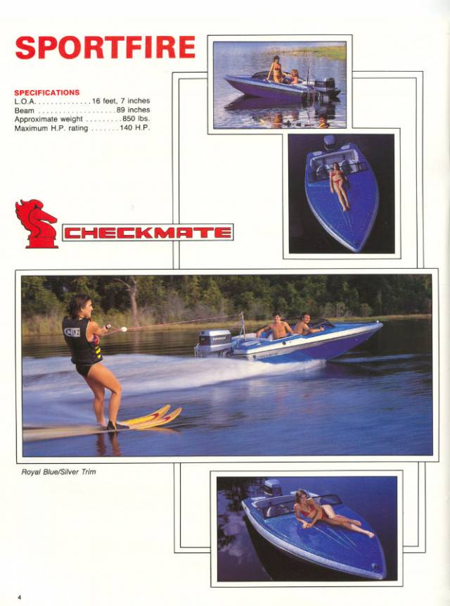 1986 Checkmate Brochure Page 4 | Endless Boating Forums