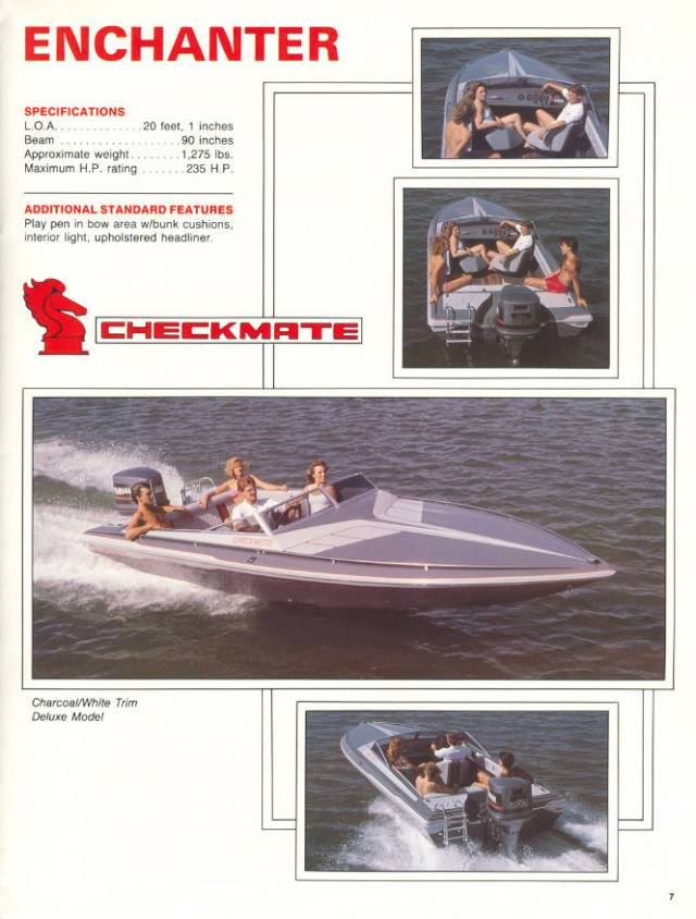 1986 Checkmate Brochure Page 7
