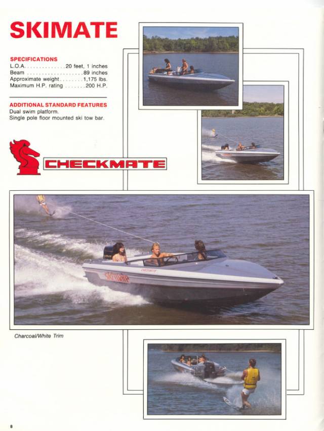 1986 Checkmate Brochure Page 8