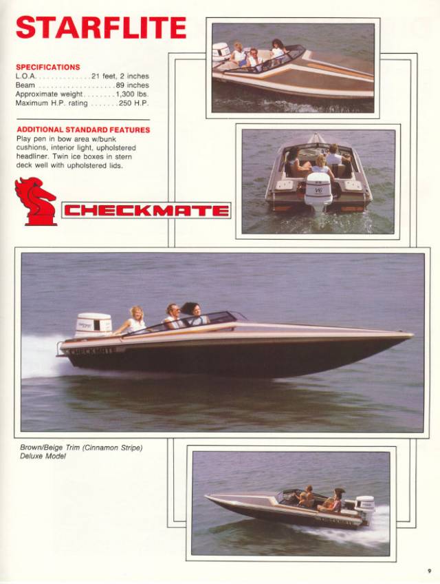 1986 Checkmate Brochure Page 9