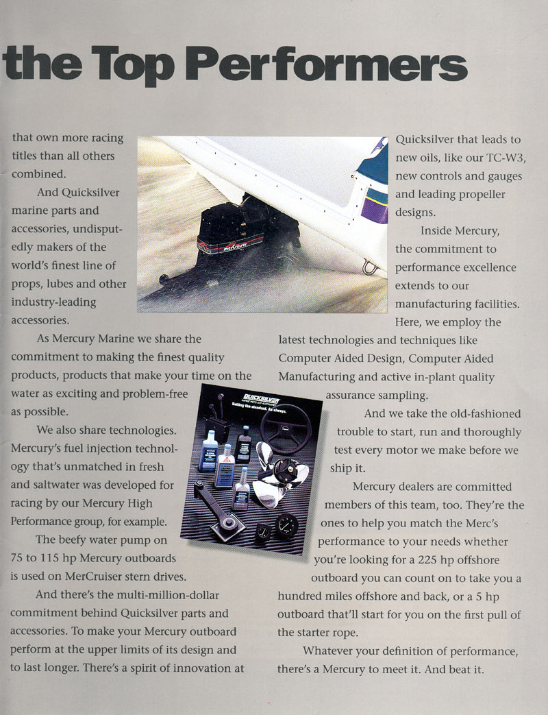 1994 Mercury Outboard Brochure Page 30