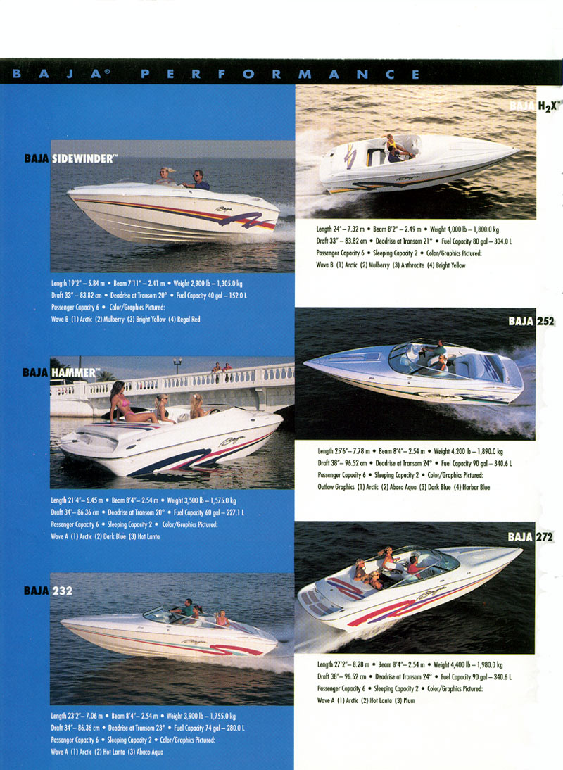 1998 Baja Brochure Page 3