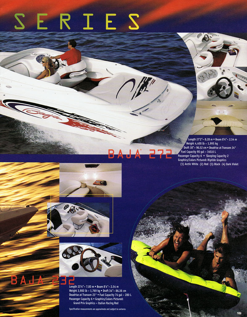 2001 Baja Brochure Page 16