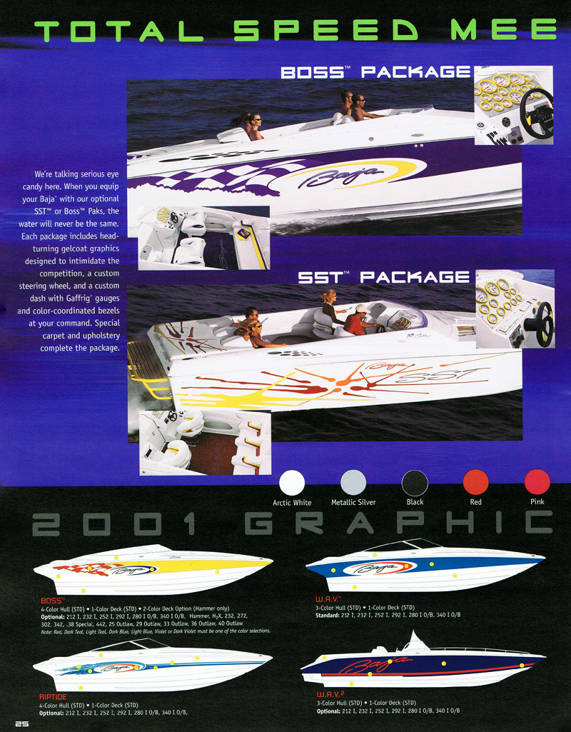 2001 Baja Brochure Page 25