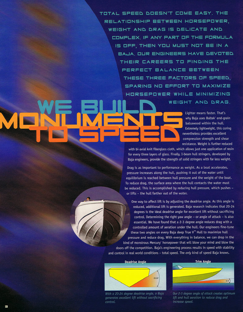 2001 Baja Brochure Page 3