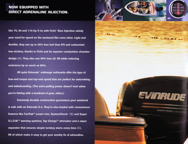 2002 Evinrude Brochure Page 14