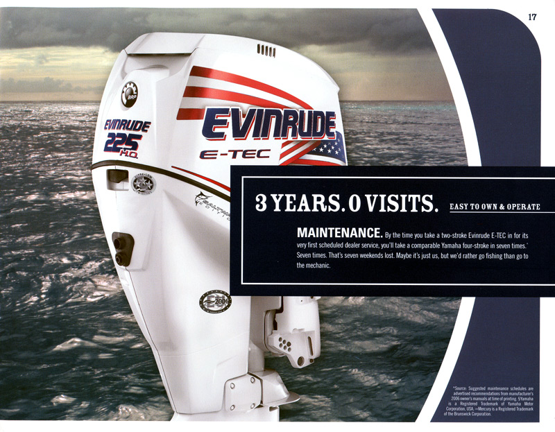 2007 Evinrude E-TEC Brochure Page 17