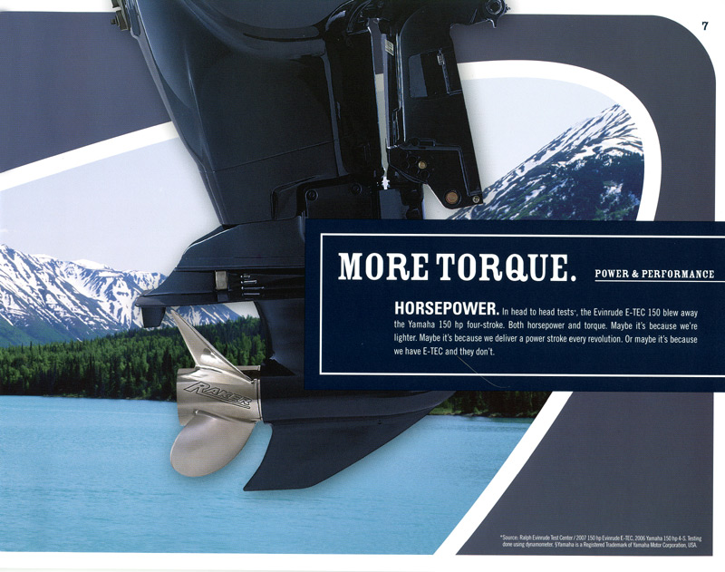 2007 Evinrude E-TEC Brochure Page 7