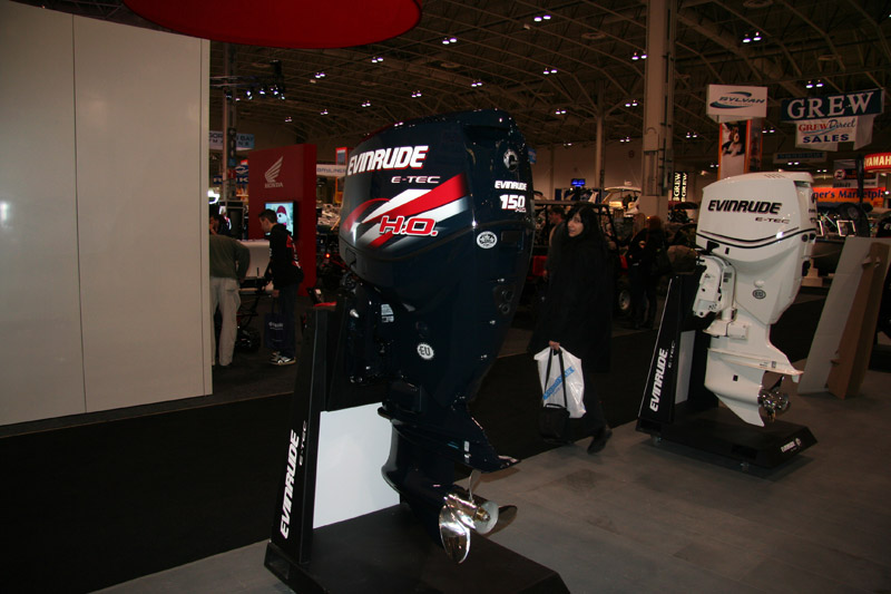 BRP/Evinrude Display at 2011 TIBS