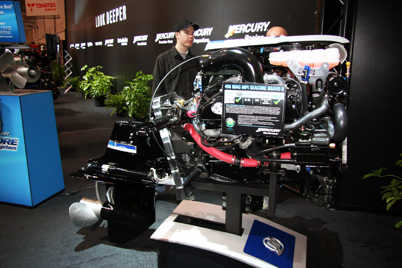 Mercury Marine Mercruiser Display at 2009 TIBS