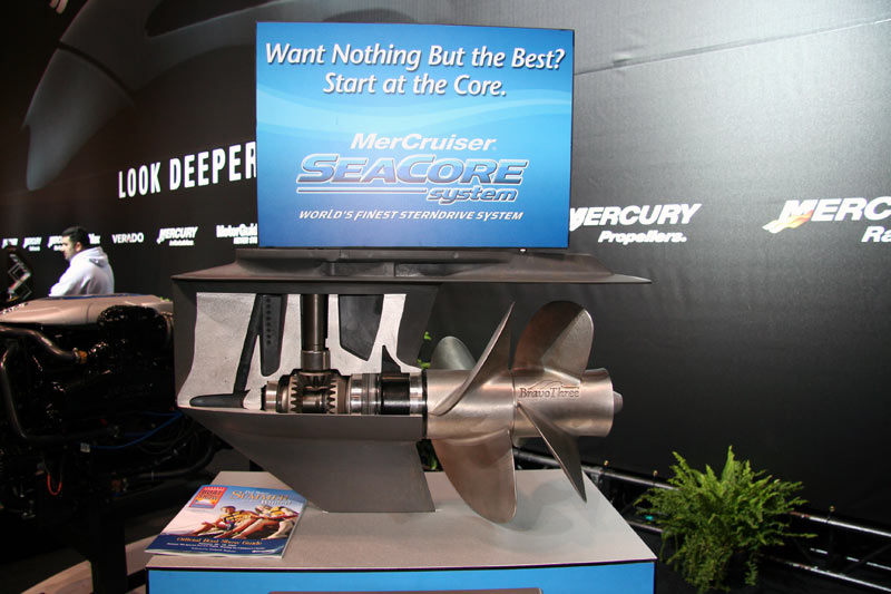 Mercury Marine Mercruiser Display at 2009 TIBS