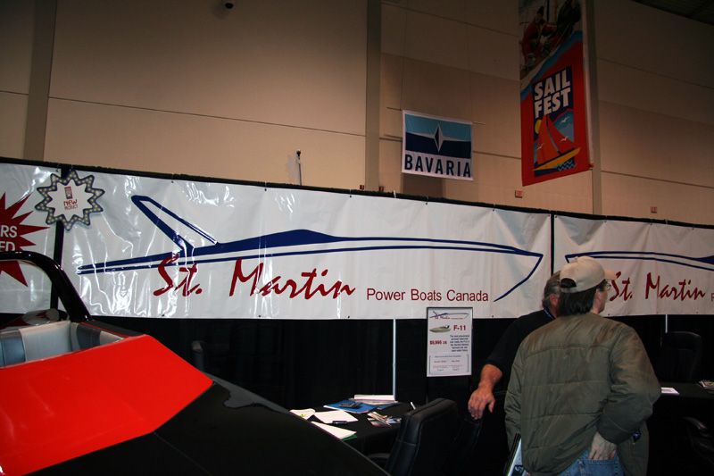 St. Martin Powerboat Display at 2010 TIBS