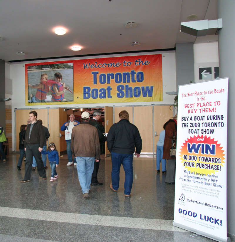 Toronto Boat Show-Entrance