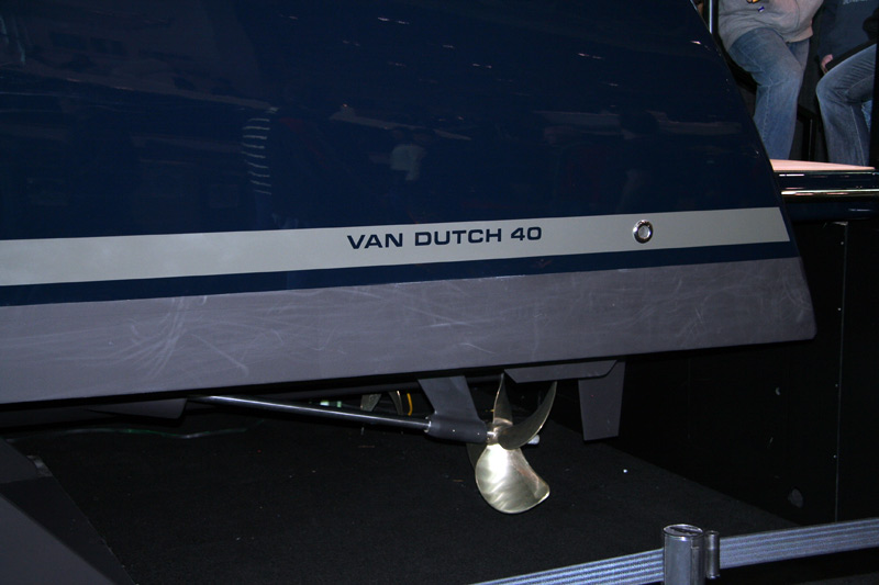 Van Dutch 40 at 2011 Toronto International Boat Show