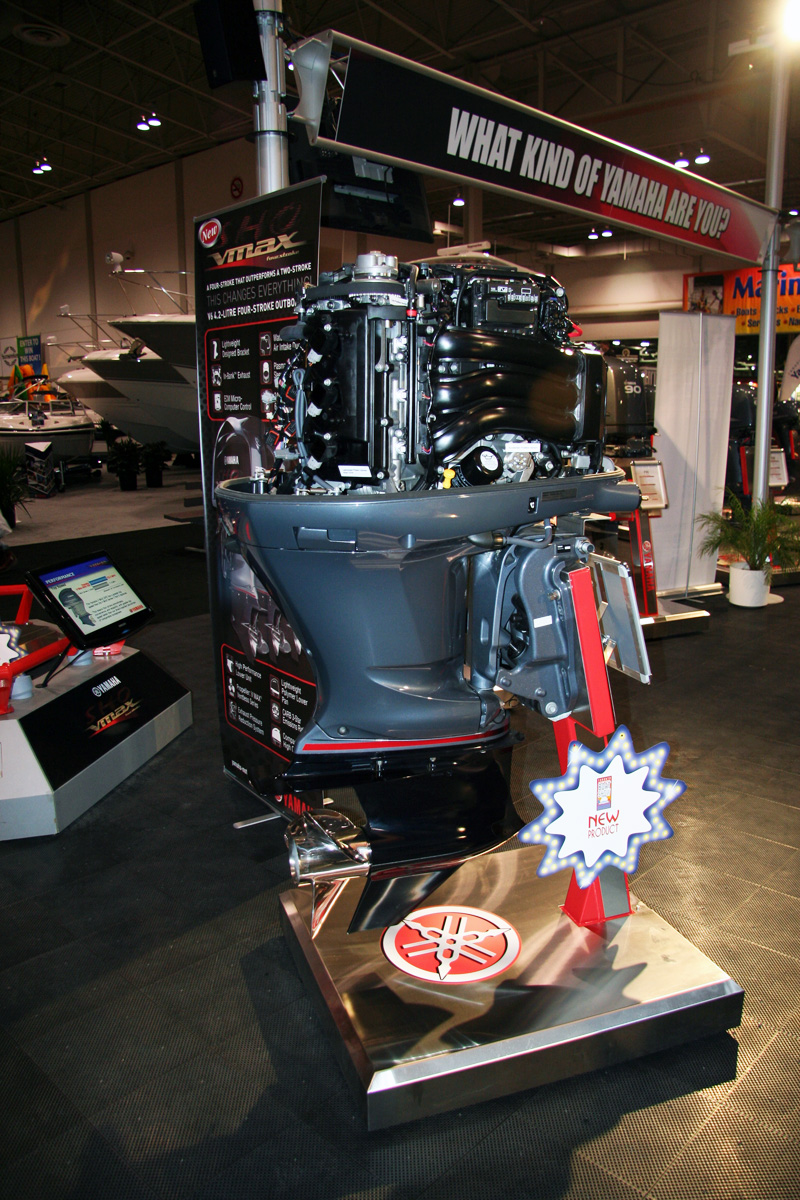 Yamaha Outboard Display at 2010 TIBS