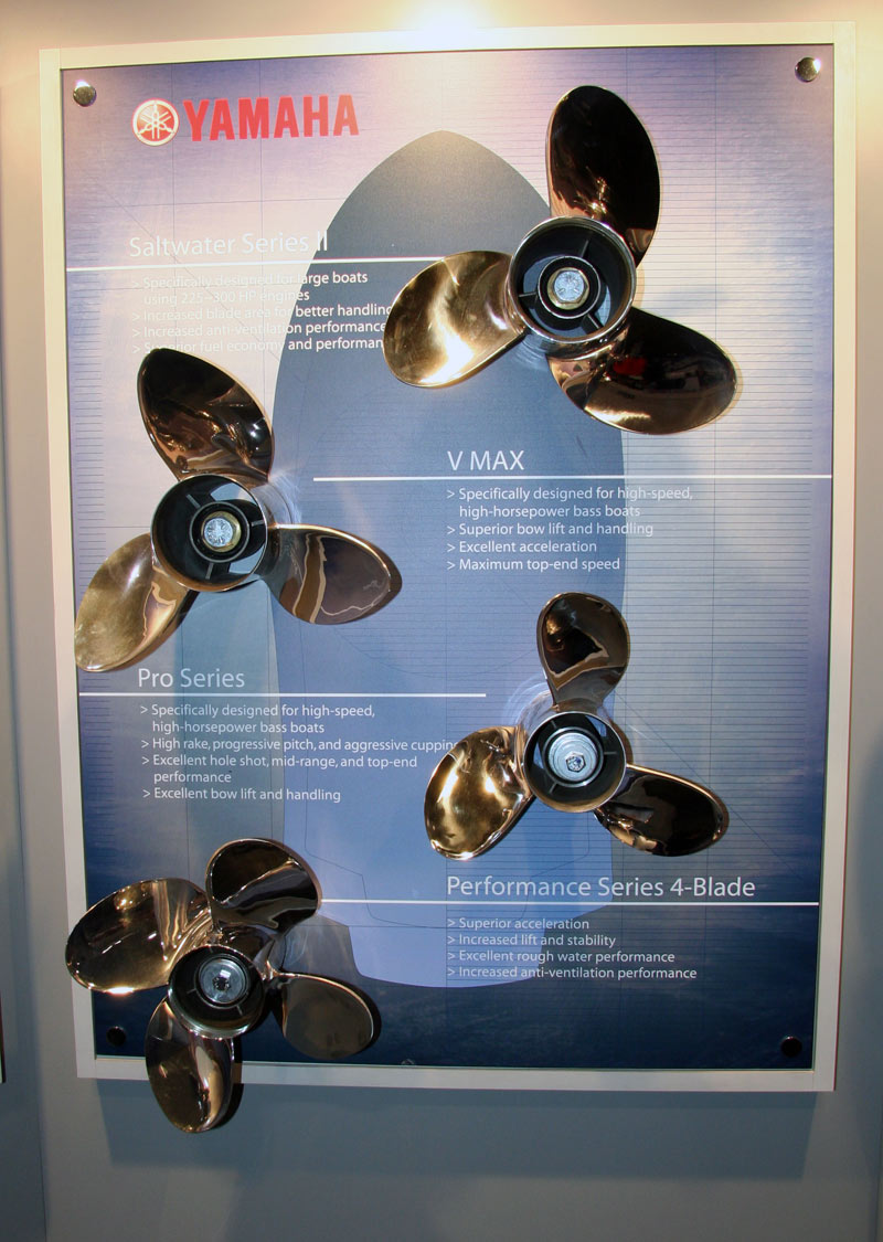 Yamaha Prop Display at 2009 TIBS