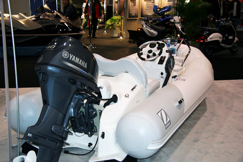 Zodiac with Yamaha Outboard at 2010 TIBS